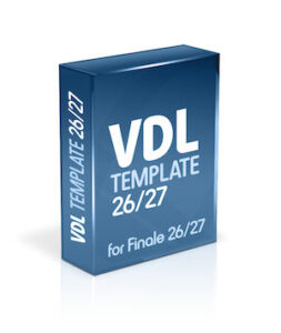 Finale<br>VDL Templates 26/27